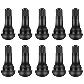 Air Valve, Tire Valve, Set of 10 with Spool, Tire Valve Replacement Rubber Valves TR413