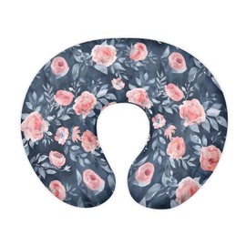 TSVAGA Vinatge Flower Nursing Pillow Cover for Baby Boys Girls, Breathable Breastfeeding Pillow Slipcover Cushion Cover, Soft Fabric Fits Snug On Infant, Fits for Nursing Pillow Newborn