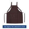 Nail Polish Apron Adjustable Nail Salon Kitchen Bib Aprons Cosmetic