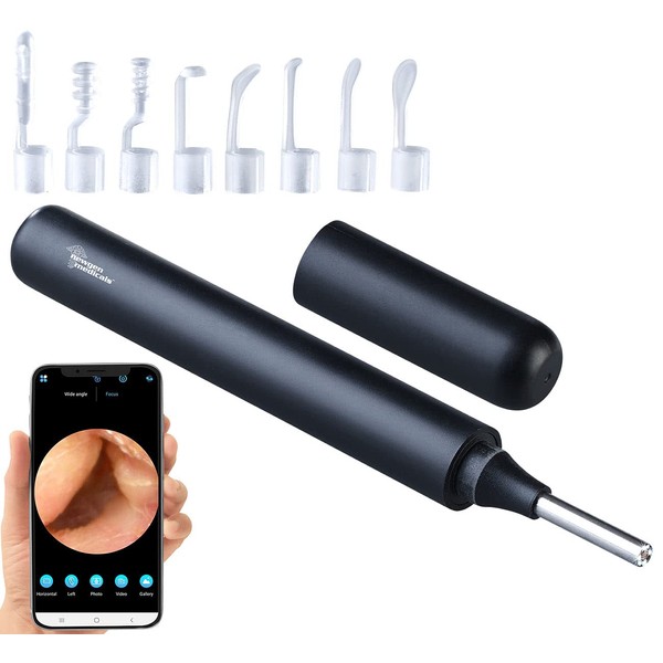 Newgen Medicals Otoscope: WiFi Ear Cleaner with Full HD Camera, App Live View & 8 Attachments (Ear Camera, Ear Cleaner with Camera, Endoscope Camera)