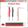 2 Piece Carpenter's Pencil Set, Mechanical Carpenter's Pencils Set, Deep