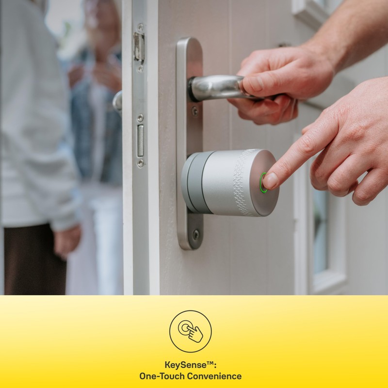 Yale Linus Smart Lock L2 Lite – Silver – 05/109100/SI-UK