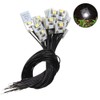 Wired SMD 3528 Chip LED White with Resistor, Pack of