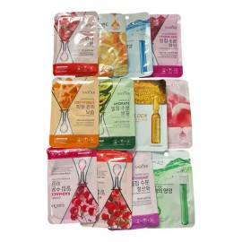 Mascarillas Coreanas Faciales Surtidas  Korean Face Mask Sheet Variety Pack, 25 pcs                                                                   