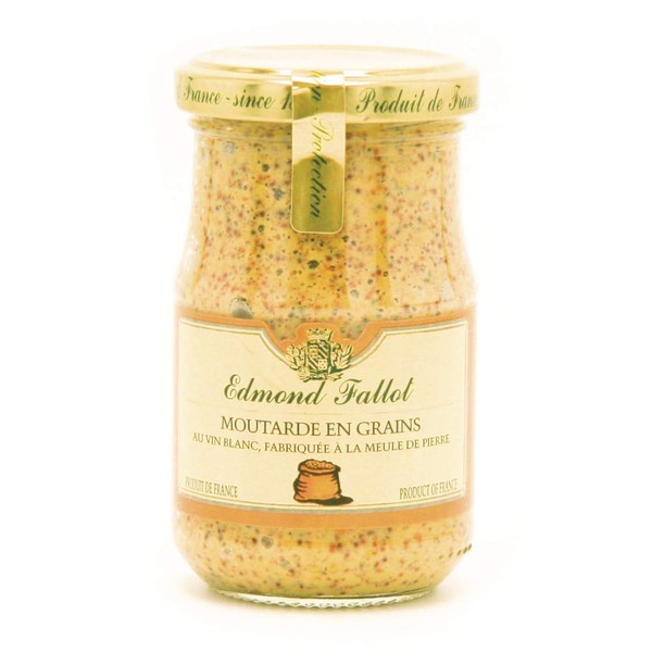Moutarde en grains - Dijon mustard coarse-grained - 190 ml Fallot