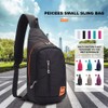 Peicees - Mochila pequeña con honda, impermeable, unisex, bandolera en