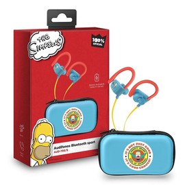 STEREN Audífonos Bluetooth Sport Free con Cable Plano The Simpsons™-Krusty