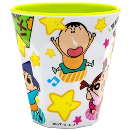 Tees Factory KS-5525538CS Crayon Shin-chan Plastic Melamine Cup 9.5 fl oz (270 ml)