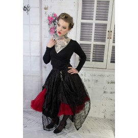 Malco Modes Luxury Vintage Knee Length Crinoline Jennifer Petticoat Skirt Pettiskirt Adult Tutu for Rockabilly 50s Kelly X (Kelly Green/Extra Large)