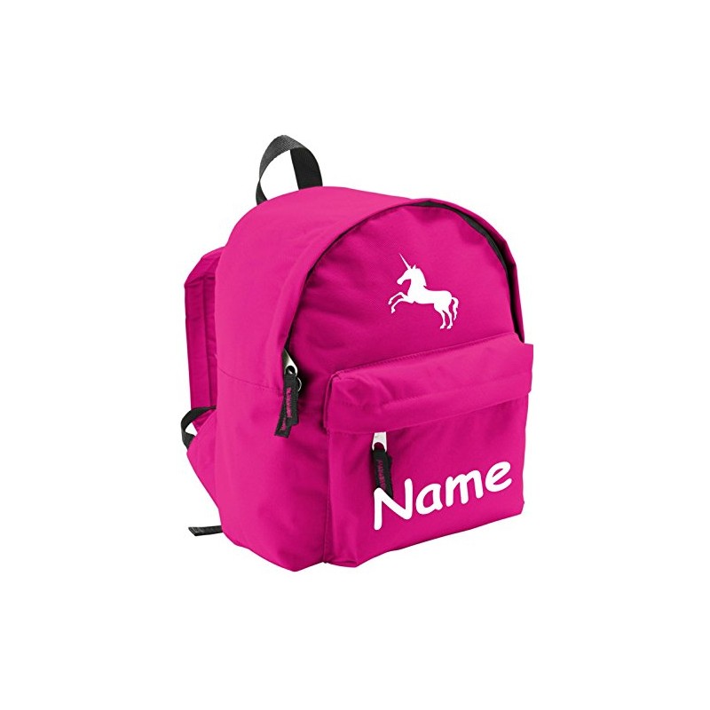 Shirtinstyle Children's Unicorn Backpack with Name, Ideal for Nursery, Sports