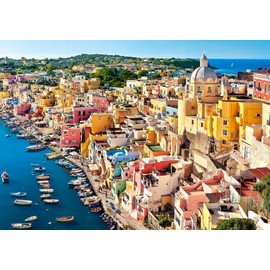 CASTORLAND 500 Piece Jigsaw Puzzles, Corricella, Italy, Seaside, Summer Holiday Place, Adult Puzzle, Castorland B-53742