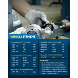 PHILTOP Starter Replacement for 06-07 Chevy Cobalt/HHR, 03-07 Saturn Ion, 02-05 Cavalier, 04-07 Malibu, 02-07 Vue, 04-05 Classic, 06-07 Pontiac Solstice/G6, 02-05 Sunfire/Grand Am 6493N