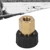 Pressure Washer Adapter Brass Rubber Anti Corrosion G1/4in to M22