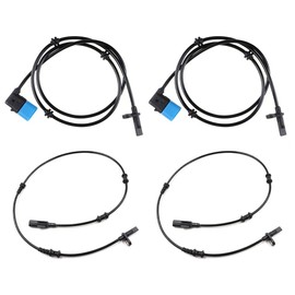 Bomunik 4PCS 2012-2019 for Benz W246 CLA180 CLA200 CLA260 CLA220 Front Rear L/R ABS Speed Sensor Replacement Number# 2469059402,2465402510 (Front Wheel + Rear Wheel)