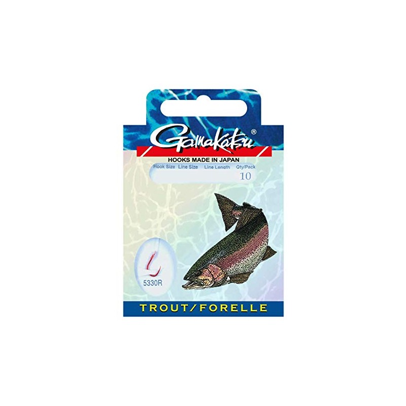 Gamakatsu BKS-5330R Trout Bound Hooks Size 12