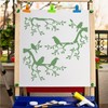 GORGECRAFT Tree Stencil Template Bird Large 11.8x11.8 Inch Reusable Sign