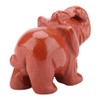 FTVOGUE Estatuilla de Elefante de Piedra Jade Tallado Elefante Afortunado