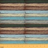 Feelyou Wood Grain Fabric by The Yard, Farmhouse Board Upholstery