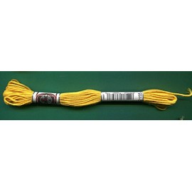 DMC Soft Cotton Thread - Shade 2155 - Sunset Yellow