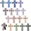 Outus 48 Pieces Magnetic Christian Religious Cross Bookmark Religious Bible