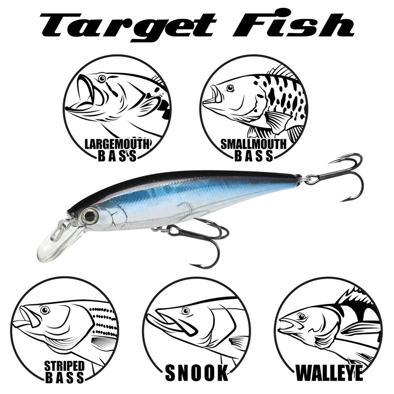 LUCKY CRAFT Pointer 78 (318 Gizzard Shad)