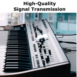 MIDI Cable, CBUS 2-Pack 6ft Male to Male 5-Pin MIDI Cable for Keyboard Synthesizer, Controllers, Rack Synth, External Sound Cards, Sampler, Drum Machines, Workstations, Hardware Sequencers