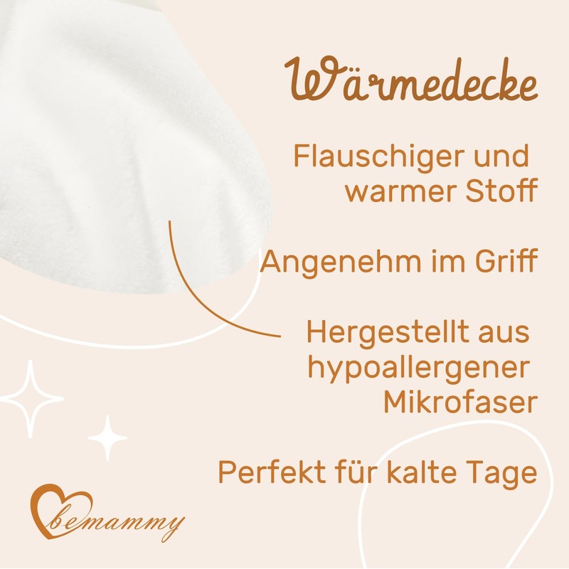 Be Mammy Warm Children Baby Cosy Blanket Baby Gift BE20-168