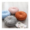 Baiyuruodie round velvet pillow, sofa bed bedroom decorative throw pillow