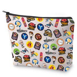 BTHF Fans Gift I was There Makeup Bag Movies Lovers Gift Funny 80s Movie Graphic Makeup Bag (I was There)