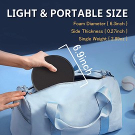 ZILLEEN Exercise Sliders for Working Out Black Fitness Discs for Pilates Women Men, 2 Pack