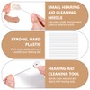 20pcs Hearing Aid Cleaning Kits, Hearing Aid Pipe Cleaners, Hearing