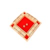 KICHOUSE 1 Set Red Wooden Digital Flop Game Board Party