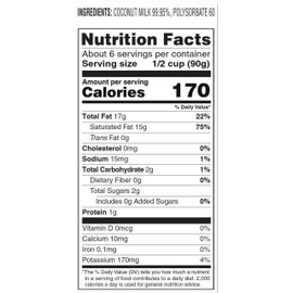 Aroy-D Coconut Milk 16.9 Fluid Ounce (500ml), Pack of 12