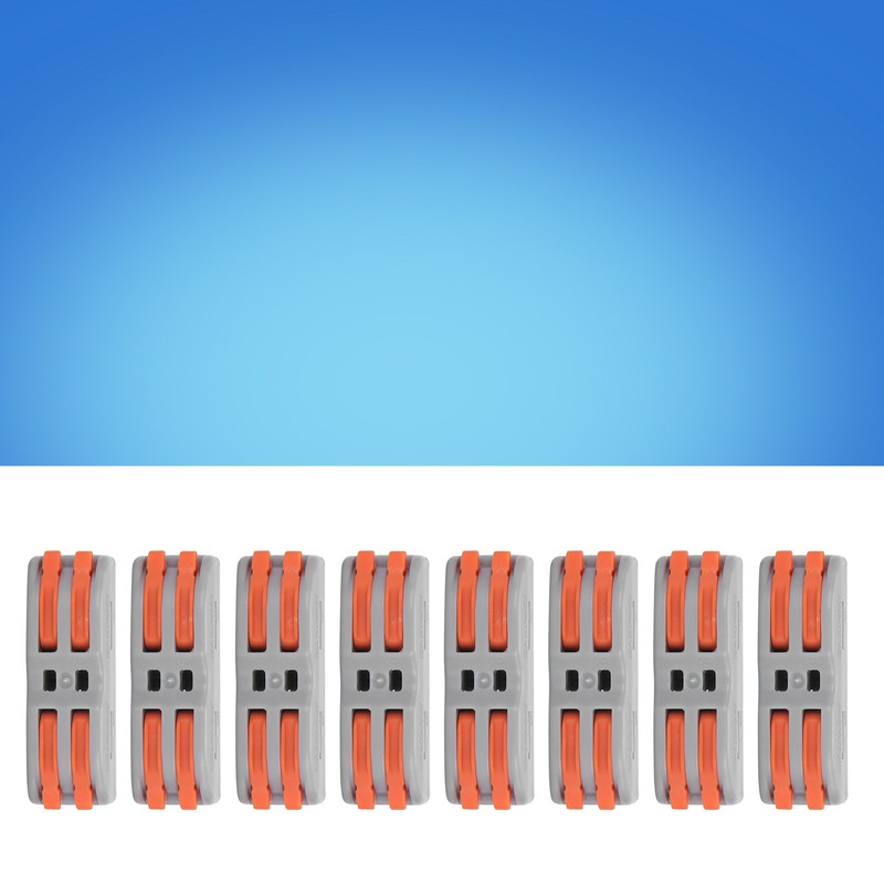 50Pcs Conductor Terminal Quick Compact Soft Hard Wire Connectors Industrial