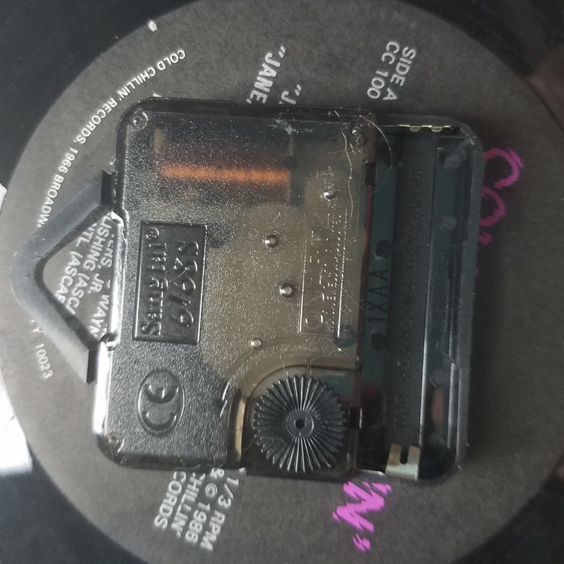 Vinyl Record Clock Golf