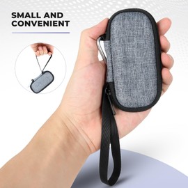 Case Compatible for KardiaMobile EKG Heart Monitor, Hard Travel Case for KardiaMobile 6L, Kardia EKG, Heart Monitor Travel Box (Dark Gray)