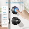 Fingerprint Keyless Entry Door Lock,Smart Deadbolt Locks with App Countrol,Biometric