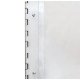 Extreme Max 3005.9065 Hinged Aluminum Trailer Door Slider Plate - 72" x 9"