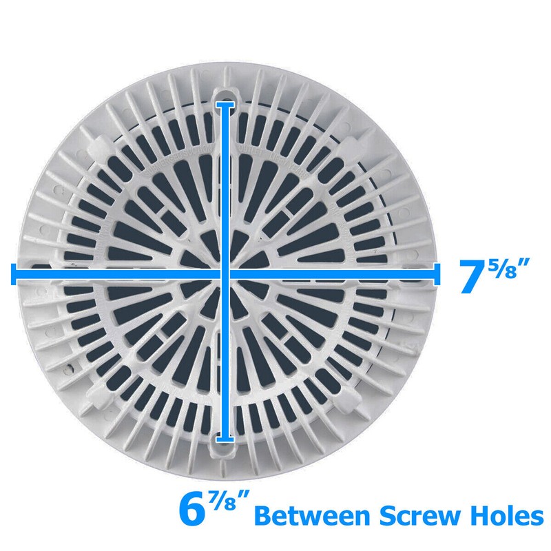 CUSTOM MOLDED PRODUCTS INC Anti-Vortex Main Drain Suction Cover Plate