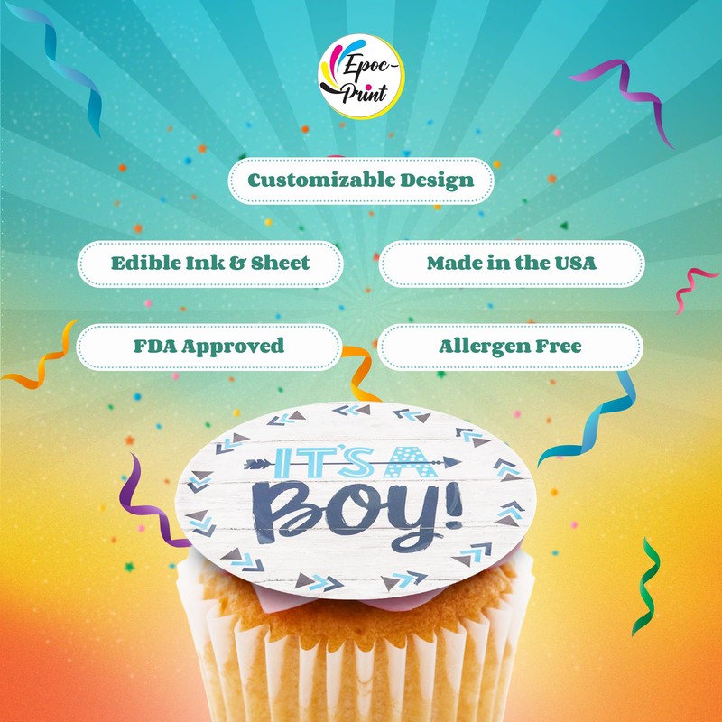 Custom Cupcake Topper: Create Your Special Event with Custom Edible