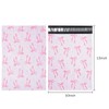RUSPEPA 100 Pcs Pink Bow Poly Mailer, Coquette Bowknot Waterproof