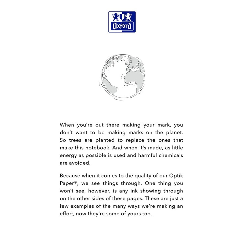 Oxford Black n' Red Ruled Matt Black Wirebound Hardback A4