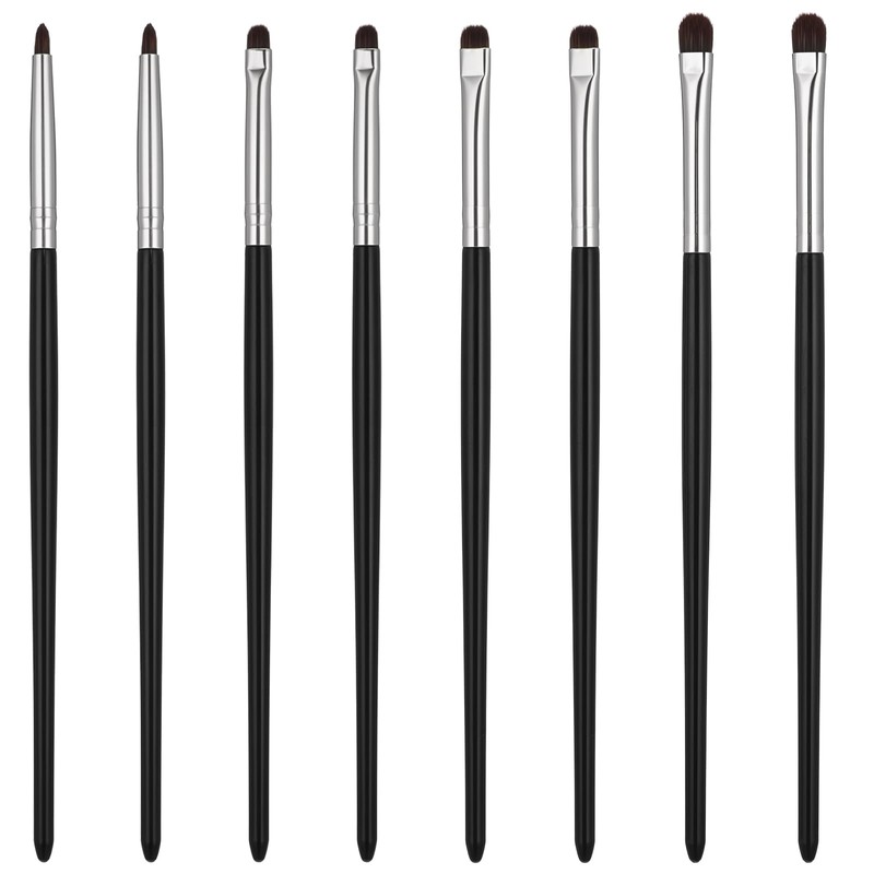 8 PCS Eye Makeup Brushes, Small Makeup Brush Set Mini