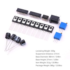 Irfora DIY Magnetic Levitation Kit Magnetic Suspension DIY Module Kit Magnetic DIY Kit Toy