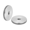 sourcing map 2 Pcs M8 Flat Knurled Thumb Nuts, 304
