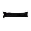 Classic Home Store Soft Black Fleece Draught Excluder Extra Long