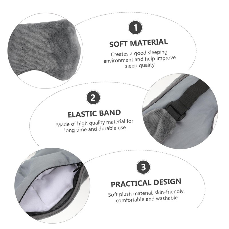TOVINANNA Comfortable Eye Mask for Sleeping Nap Blindfold Eye Care