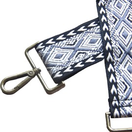 Xundefeng 2" Wide Women's Boho Replacement Handbag Straps for Crossbody Purse Bags Lady Girls Canvas Bag Strap