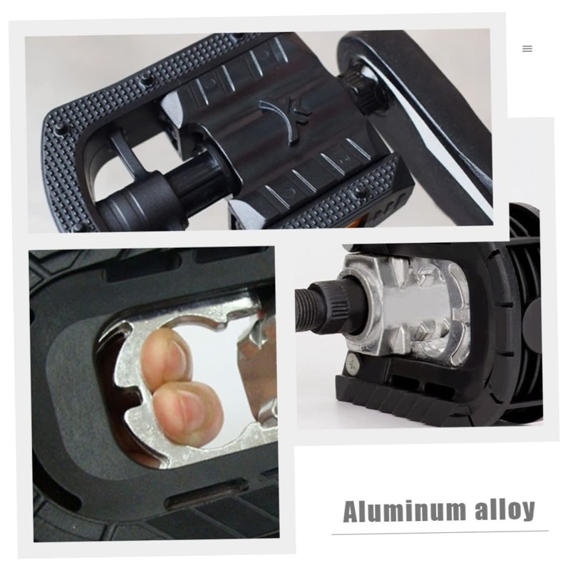 Mipcase 1Pair Foldable Non Slip Bike Pedals for Road and