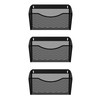 EasyPAG 3 Pack Mesh Wall File Organizer | Vertical Mounted